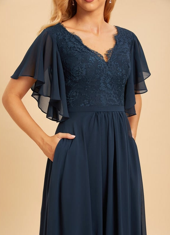 Robe Trapèze Chic Satinée - gallery 5