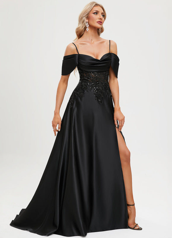 Robe Trapèze Satin Luxe - gallery 7