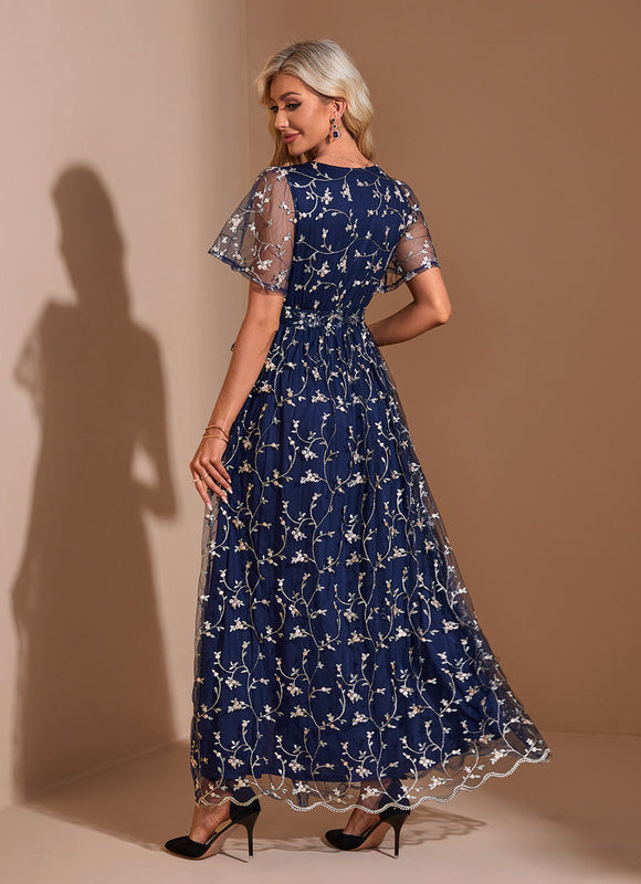 Robe Trapèze Lumière Marine - gallery 2