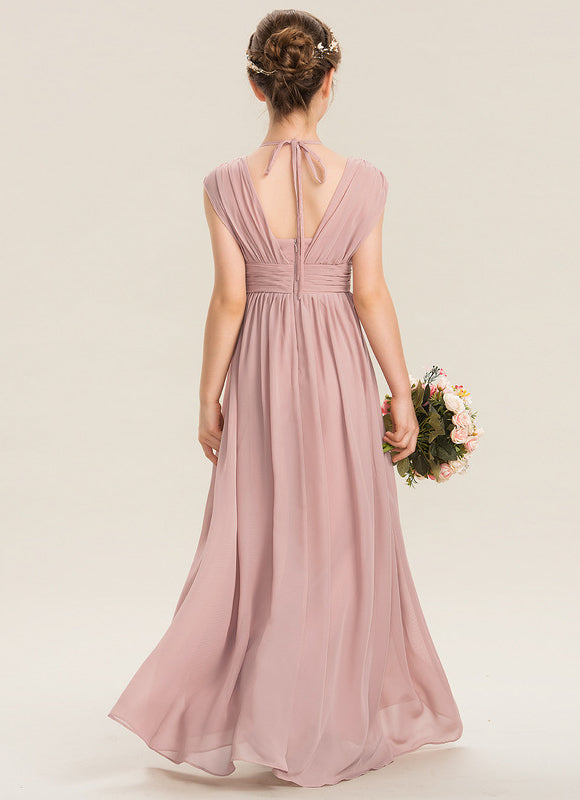 Robe Trapèze Mousseline Sable - gallery 3