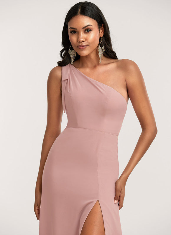 Robe Trapèze Rose Poudré Chic - gallery 3