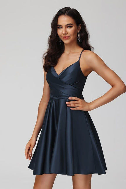 Robe Trapèze Plissée Élégante - gallery 2
