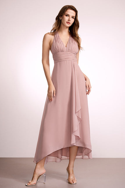 Robe Trapèze Aérienne Vert Pâle - gallery 3