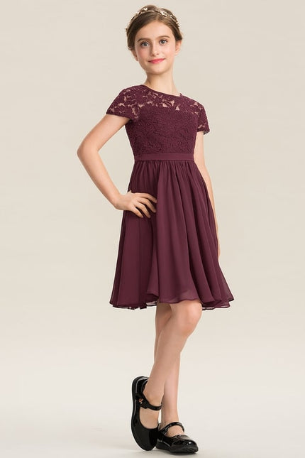 Robe Trapèze Cerise Enchantée - gallery 2
