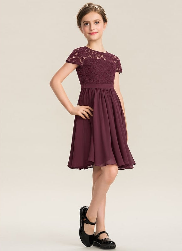 Robe Trapèze Cerise Enchantée - gallery 2