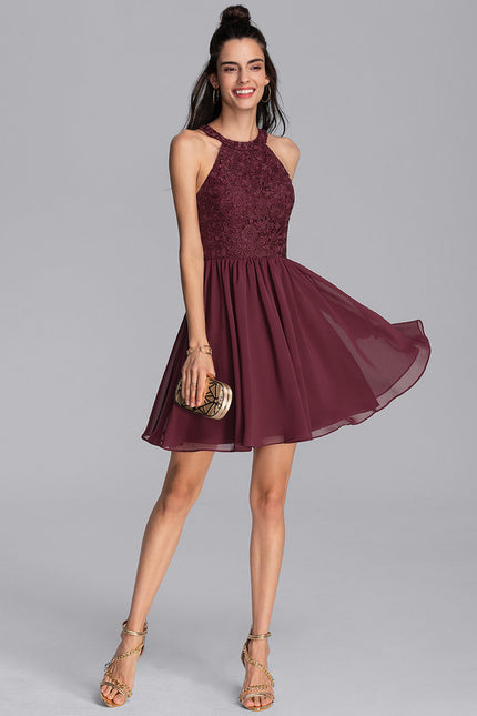 Robe Trapèze Courte Festive - gallery 5