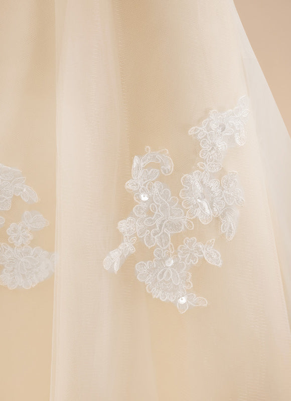 Robe Trapèze Enfant Nuptiale - gallery 7