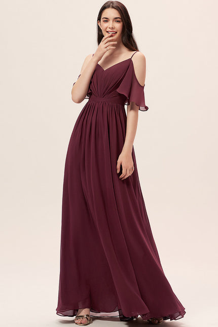 Robe Trapèze Mousseline Fendue - gallery 2