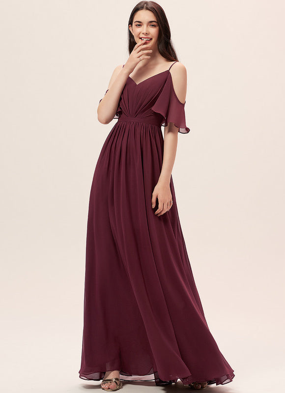 Robe Trapèze Mousseline Fendue - gallery 2