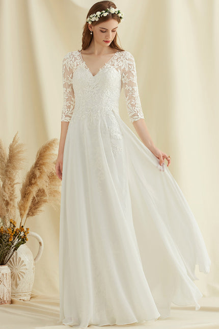 Robe Trapèze Éblouissante Aérienne - gallery 2