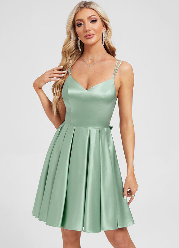 Robe Trapèze Émeraude Joyeuse - gallery 3
