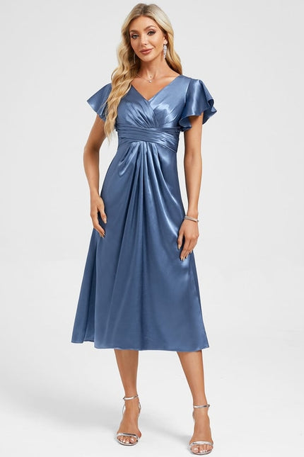 Robe Trapèze Élégance Océanique - gallery 3