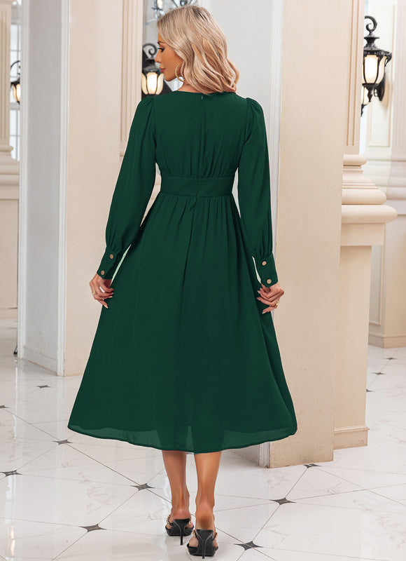 Robe Trapeze Volant - gallery 7