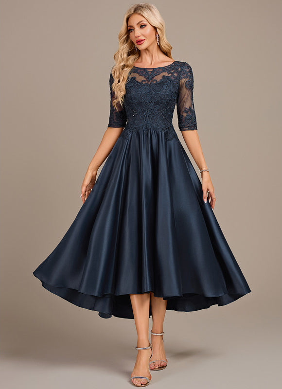 Robe Trapèze Marine Élégante