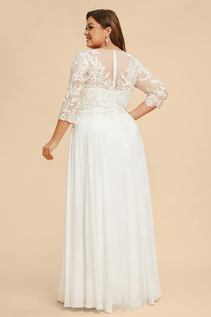 Robe Trapèze Éblouissante Aérienne - gallery 8