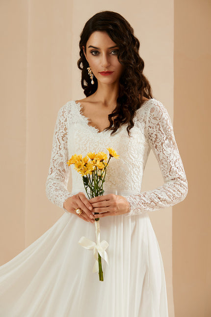 Robe Trapèze Éblouissante Aérienne - gallery 1