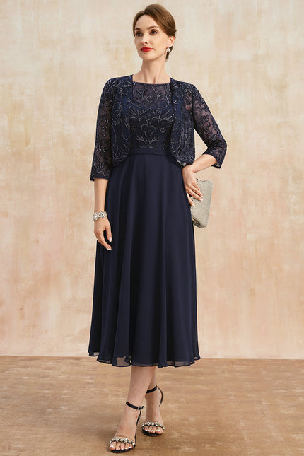 Robe Trapèze Symphonie Marine - gallery 2