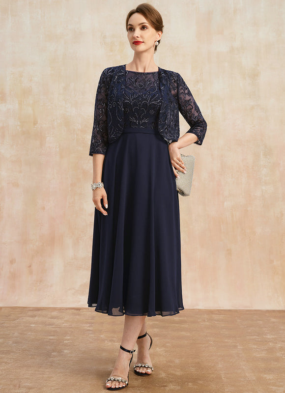 Robe Trapèze Symphonie Marine - gallery 2