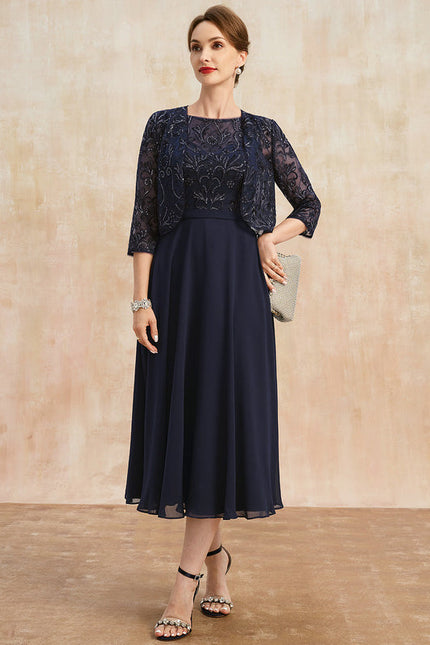 Robe Trapèze Symphonie Marine - gallery 2