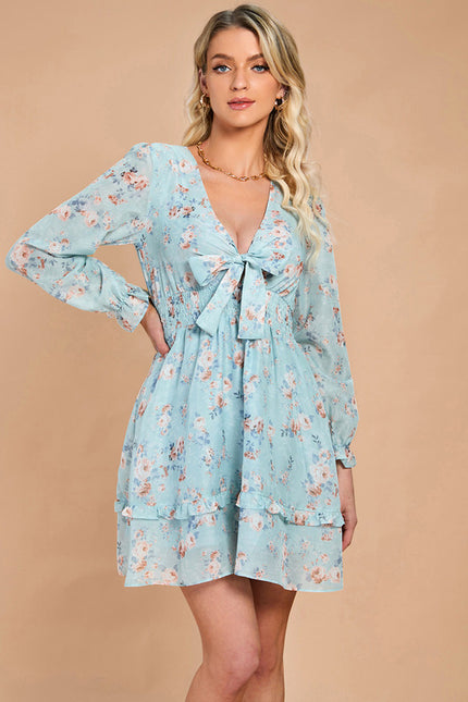 Robe Trapèze Floraison Légère - gallery 2