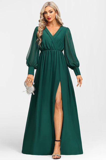 Robe Trapèze Élégante Mousseline - gallery 6