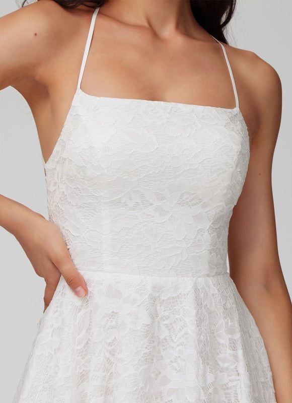 Robe Trapèze Élégance Floconneuse - gallery 1