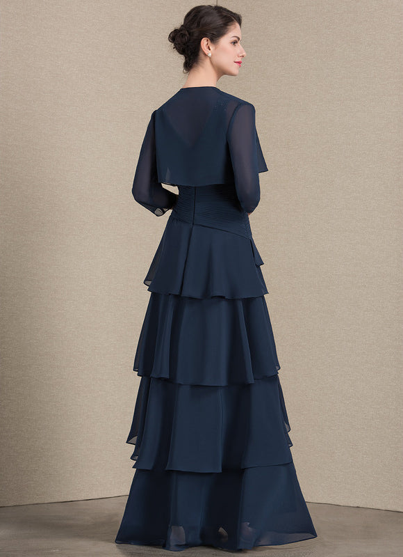 Robe Trapèze Gris Satiné Élégant - gallery 3