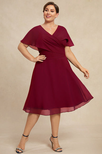 Robe Trapèze Vigne Bordeaux - gallery 9