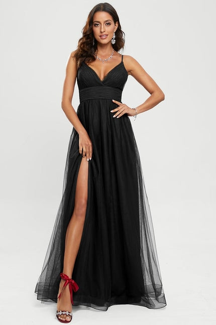 Robe Trapèze Tulle Azur Éthéré