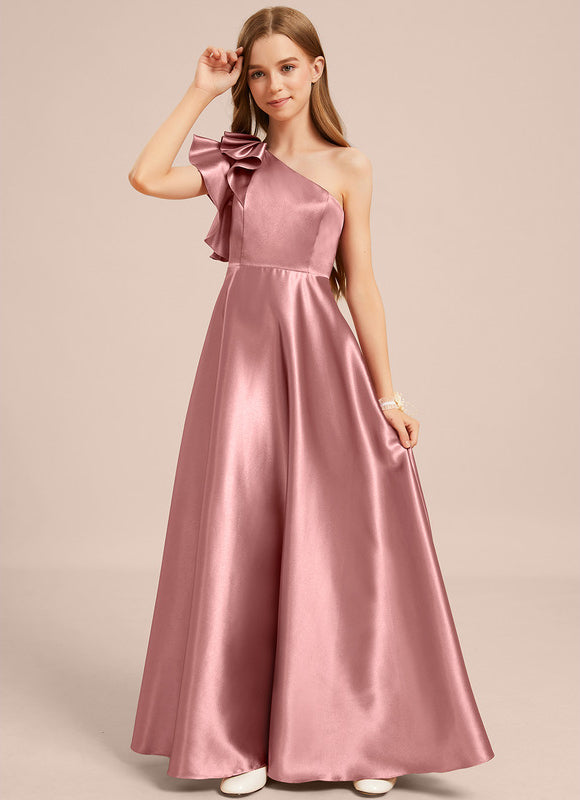 Robe Trapèze Soirée Satinée Junior - gallery 6