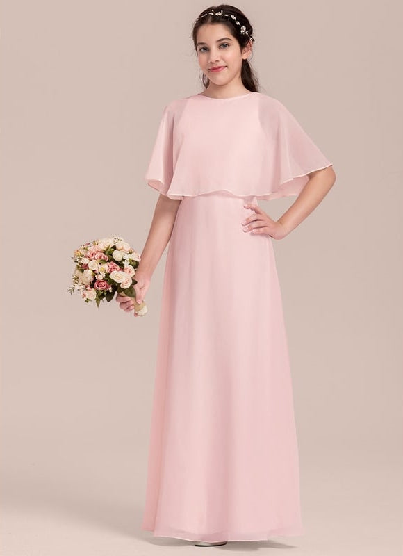 Robe Trapèze Bleu Doux Éclat - gallery 3