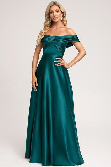Robe Trapeze Epaule Dénudée - gallery 1