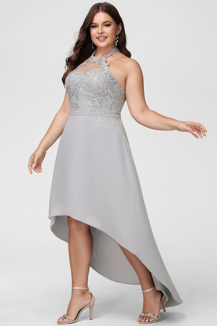 Robe Trapèze Sérénité Dentelle Céleste - gallery 6