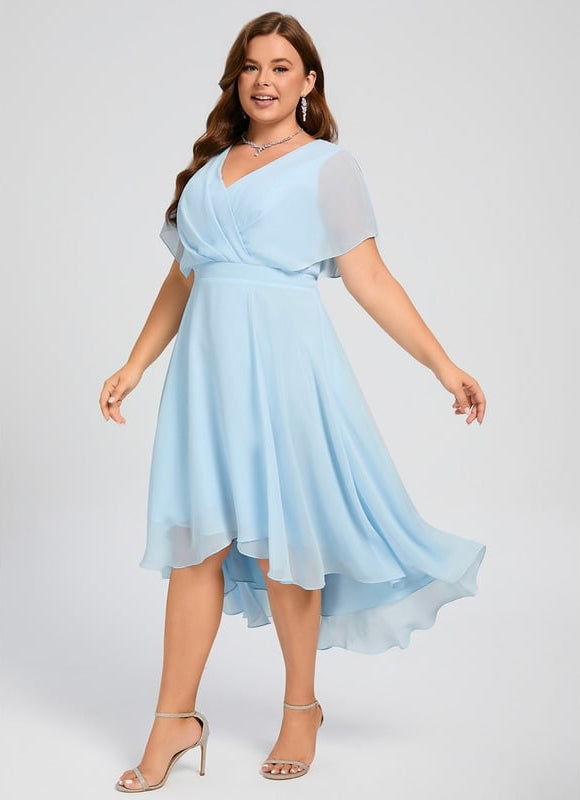 Robe Trapèze Flottante Verte - gallery 9