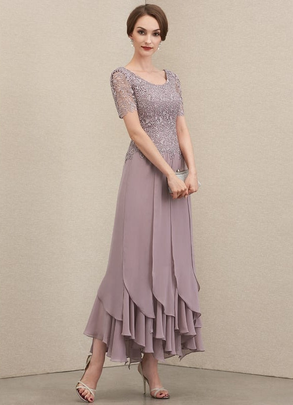 Robe Trapèze Nuance Daméthyste - gallery 2