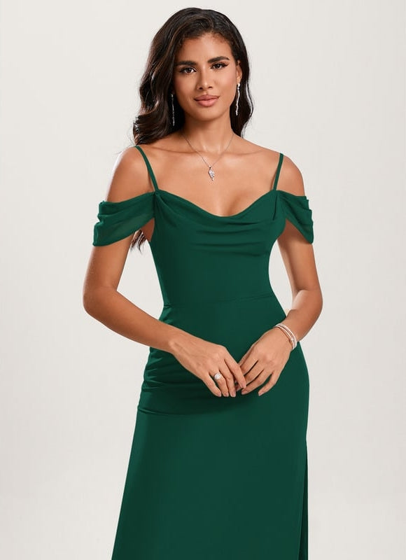 Robe Trapèze Sable Douceur - gallery 3