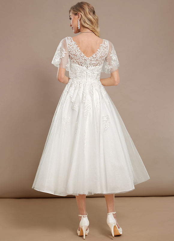 Robe Trapèze Luxe Éthéré - gallery 5