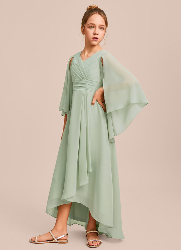 Robe Trapèze Brise De Menthe - gallery 5