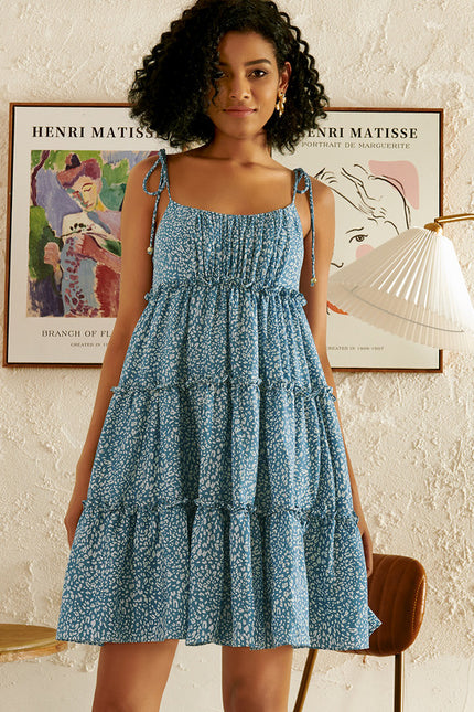 Robe Trapèze Éclat Vichy - gallery 3