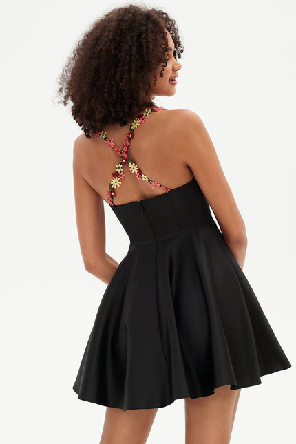 Robe Trapèze Vogue Satin Éclat - gallery 7
