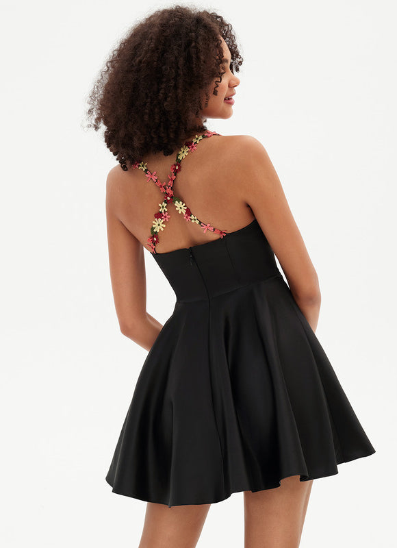 Robe Trapèze Vogue Satin Éclat - gallery 7