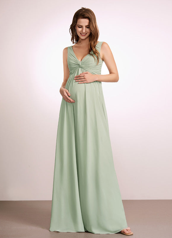 Robe Trapèze Maternité Fluidité - gallery 2