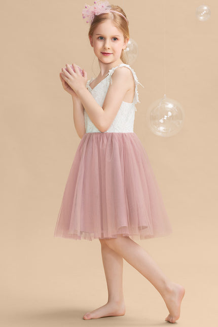 Robe Trapèze Fille Mariage Éclat