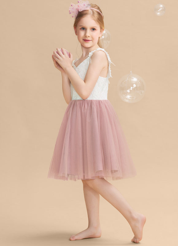 Robe Trapèze Fille Mariage Éclat