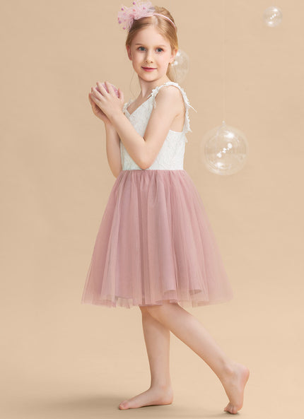 Robe Trapèze Fille Mariage Éclat