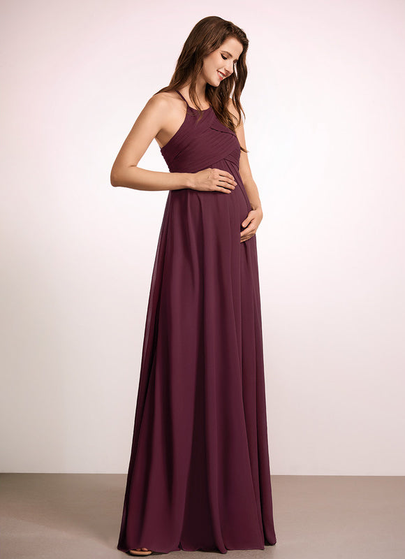 Robe Trapèze Violet Serein - gallery 3