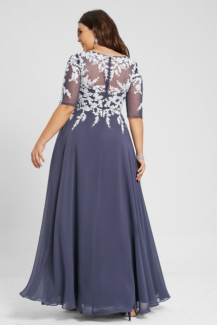 Robe Trapèze Élégance Sombre Étoilée - gallery 5