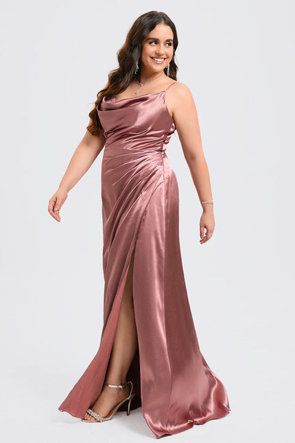 Robe Trapèze Satin Précieux - gallery 9