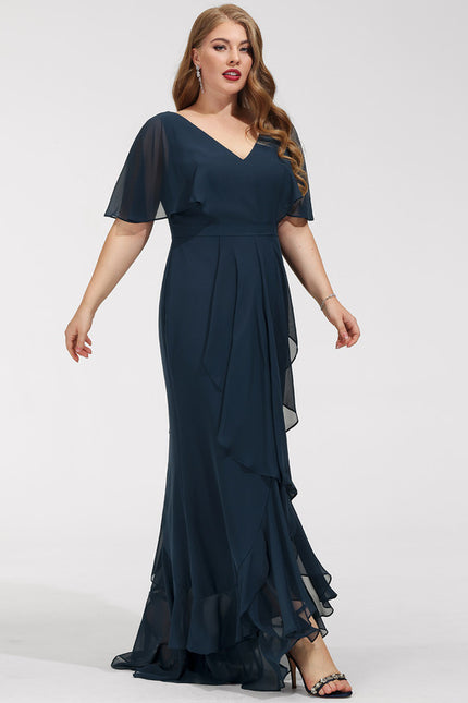 Robe Trapèze Aérienne Vert Pâle - gallery 7