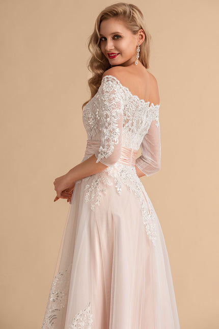 Robe Trapèze Lueur De Rubis Céleste - gallery 1